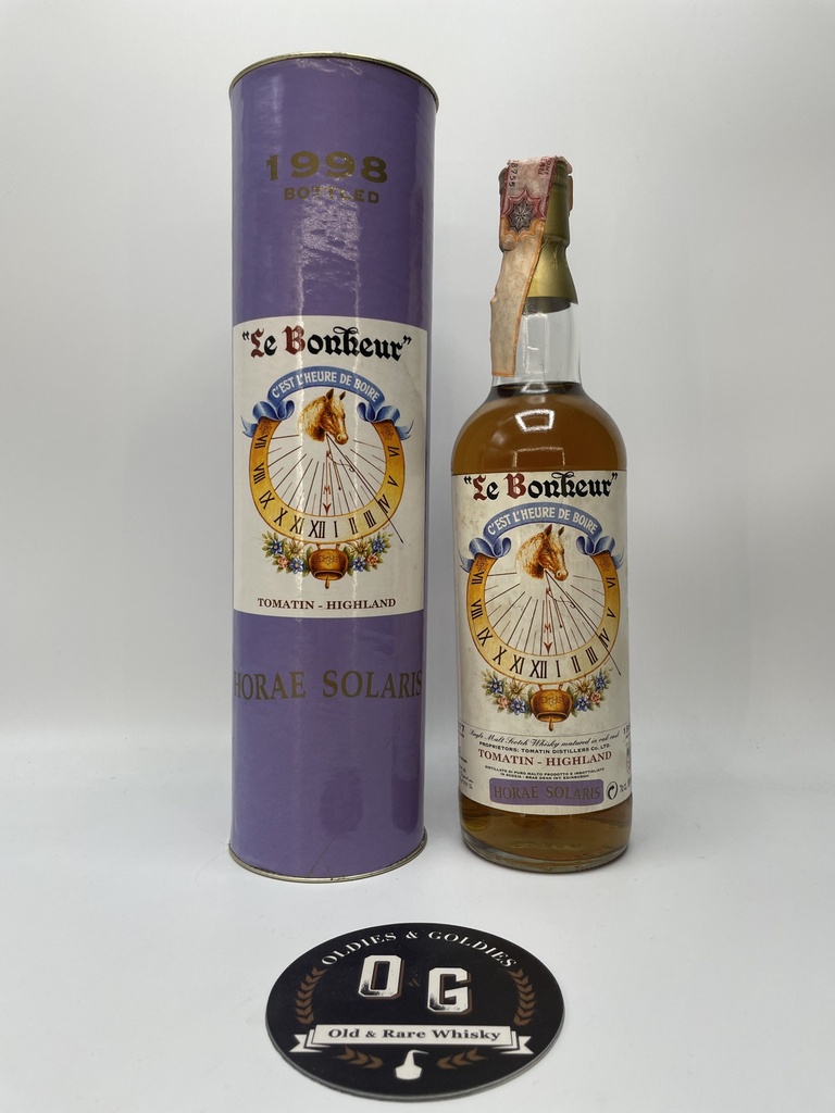 Tomatin 1977 Le Bonheur "Horae Solaris" 70cl 56%