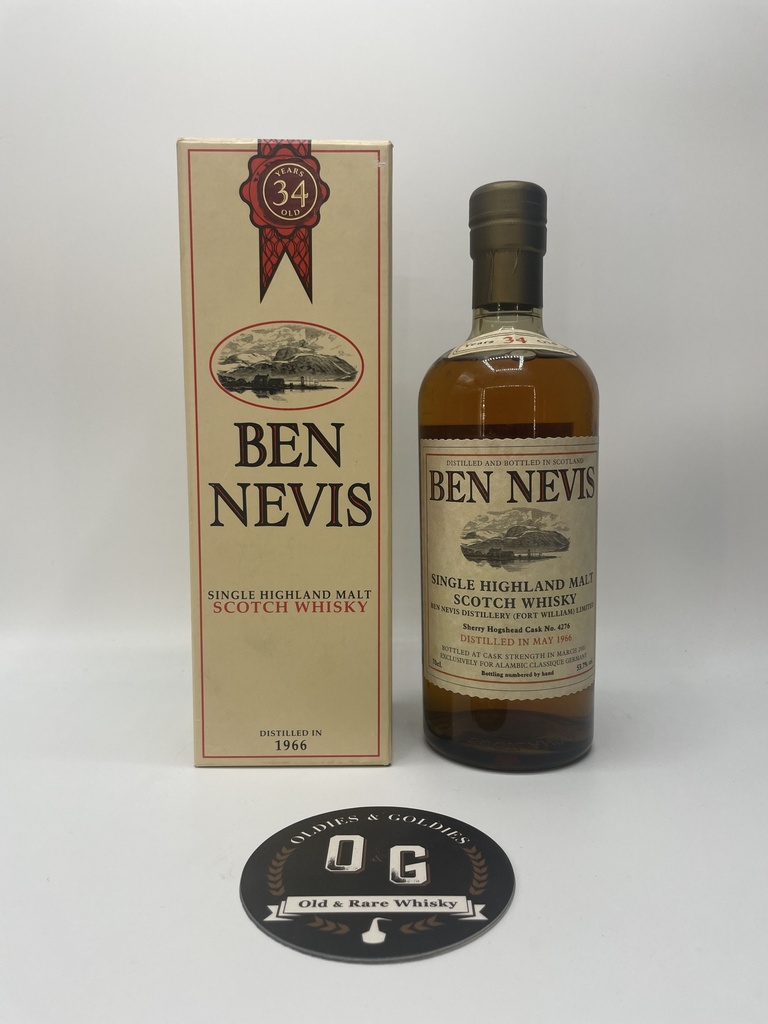 Ben Nevis 1966 34y Single cask #4276 53,7% 70cl