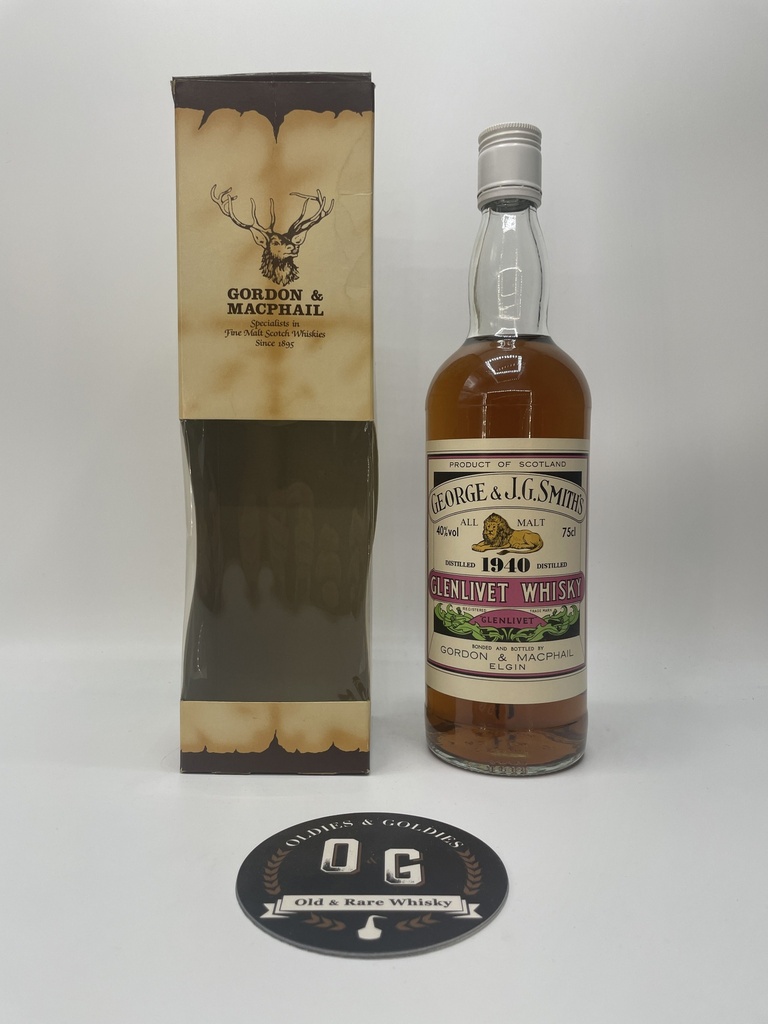 Glenlivet 1940 &quot;George &amp; J.G Smith&quot; All Malt 75cl 40%