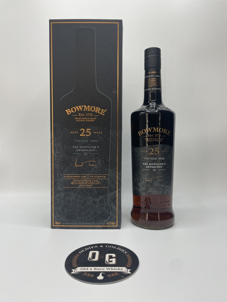 Bowmore 1996 25y &quot;The Distillers Anthology 01&quot; 70cl 50,2%