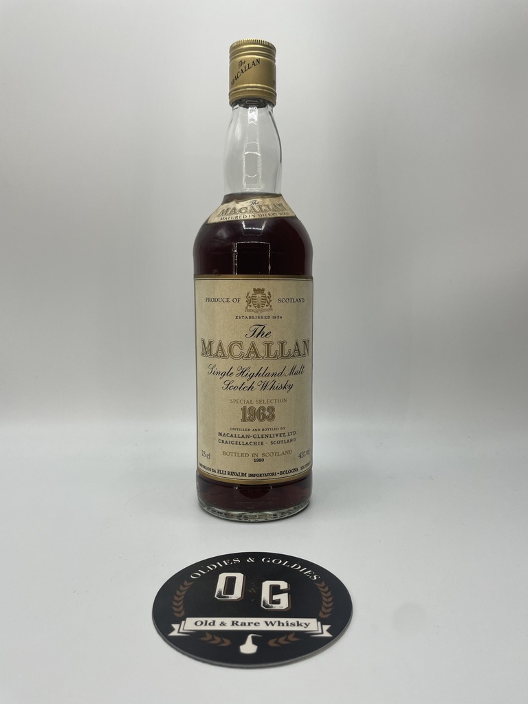 Macallan 1963 OB (Special Selection) 75cl 43%
