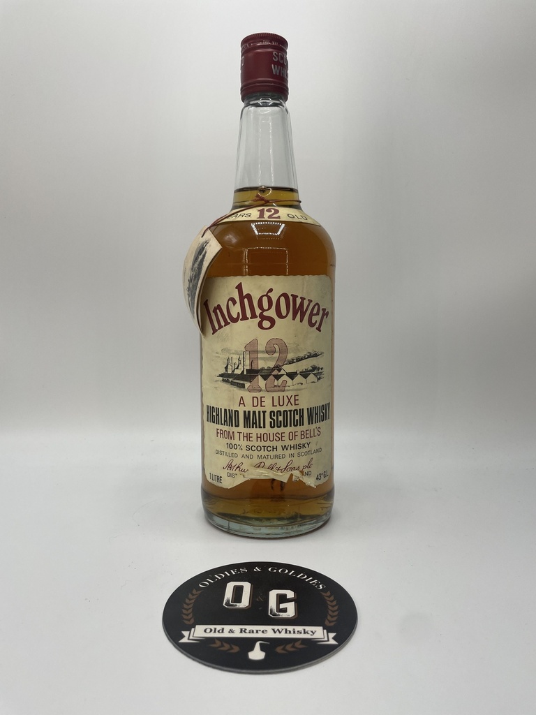 Inchgower 12y Distillery Bottling (1970's) 1L 43%