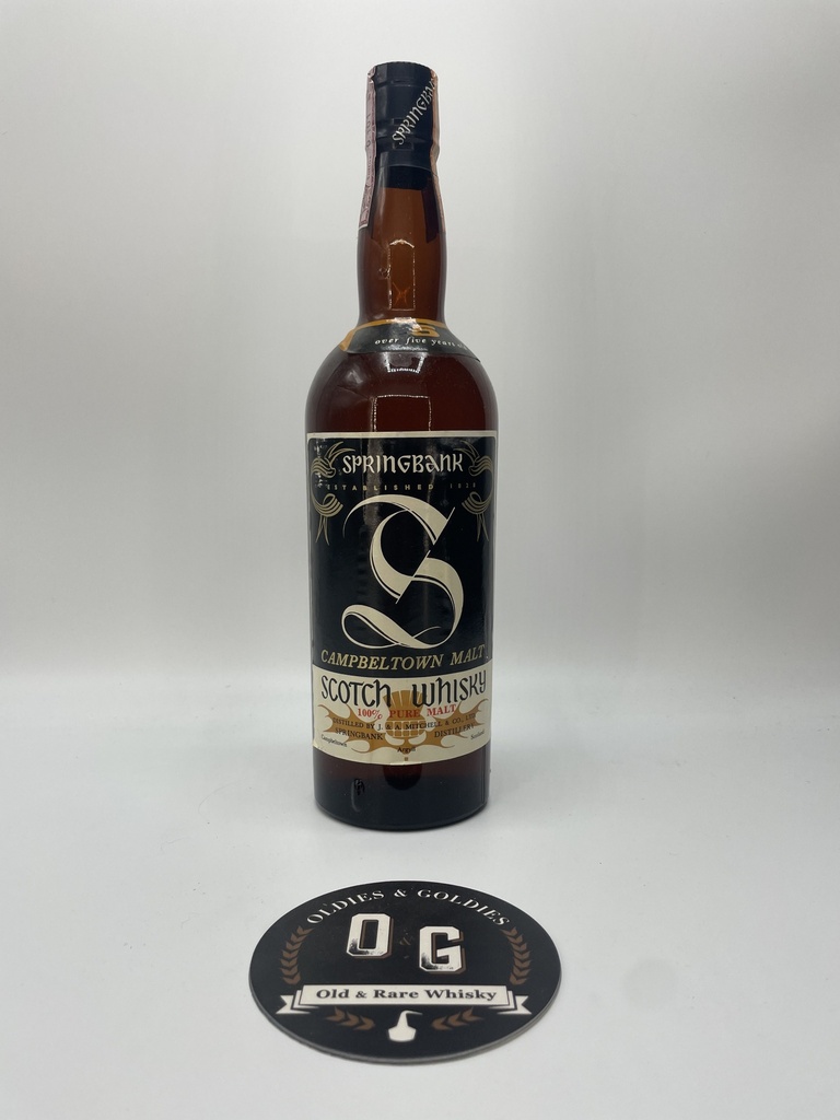 Springbank over 5y 75cl 43% (store code 02)