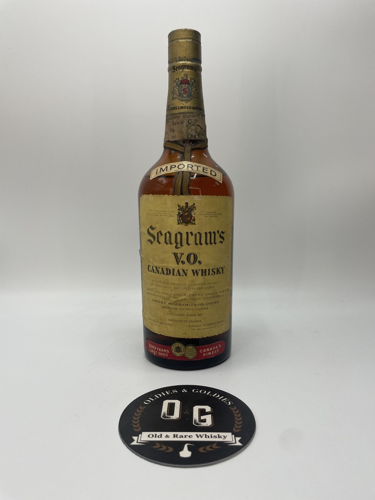 Seagram's V.O. Canadian Whisky (sixties) 75cl 43%