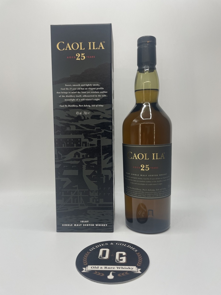Caol Ila 25y (bottled 2021) 70cl 43%