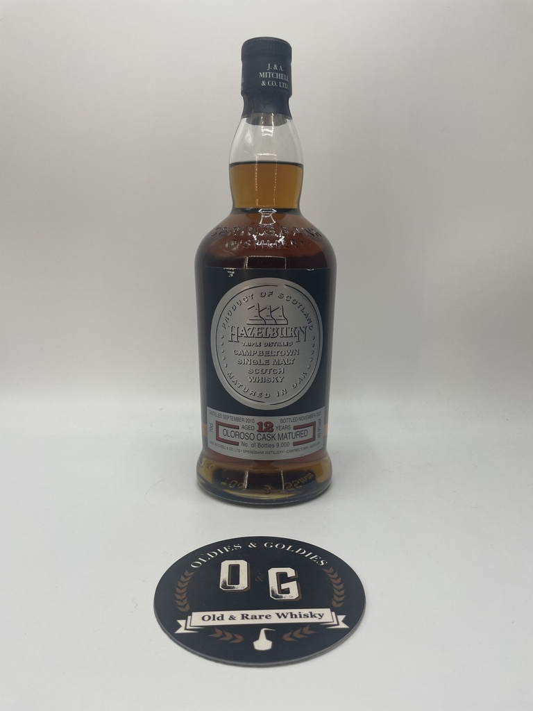 Hazelburn 12y &quot;sherry&quot; bottled 2023 49,9% 70cl