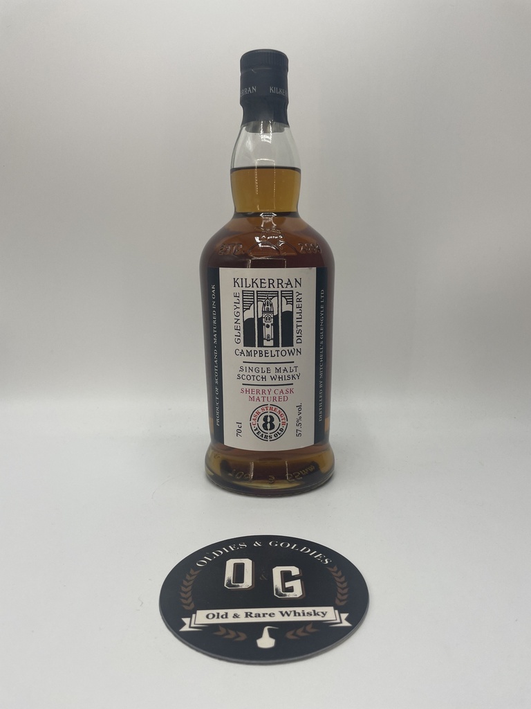 Kilkerran 8y Cask strength sherry cask bottled 2023 57,5% 70cl