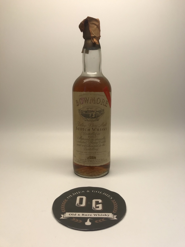 Bowmore 1965 50% 75cl (cream label )