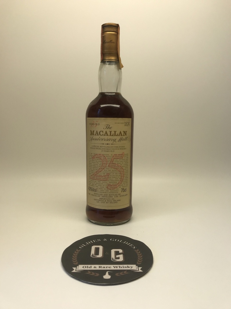 Macallan 25y 43% 75cl Anniversary Malt