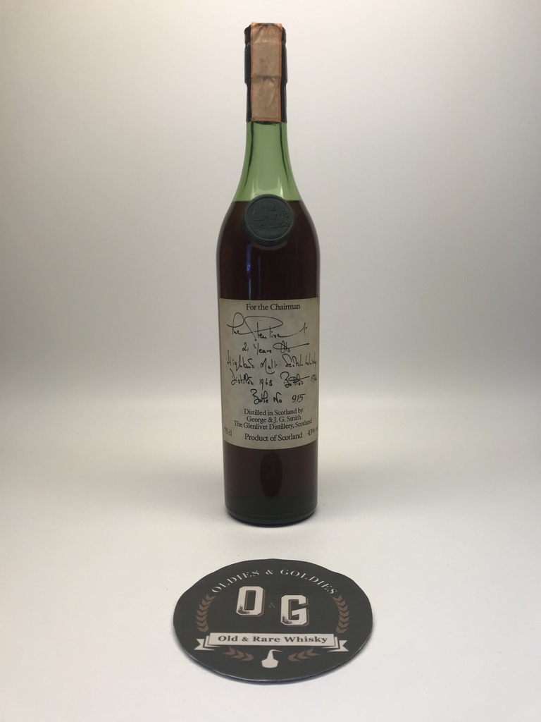 Glenlivet 1963 "For the Chairman"