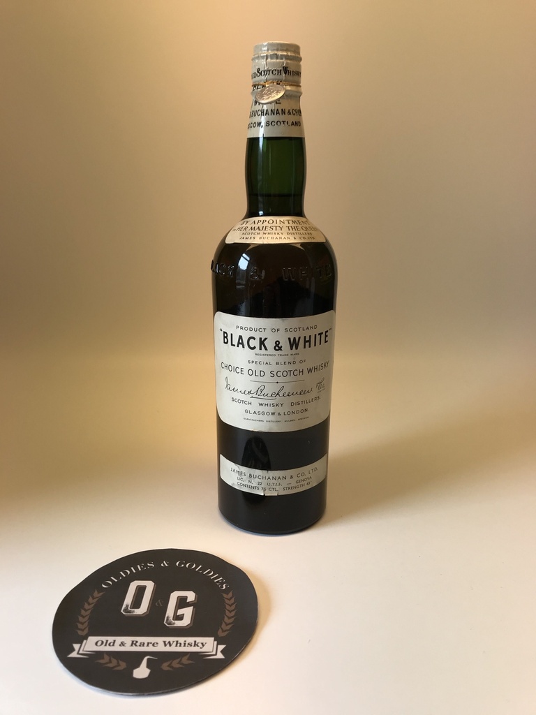 Black & White 43 %(bottled in the late 40's) 75cl