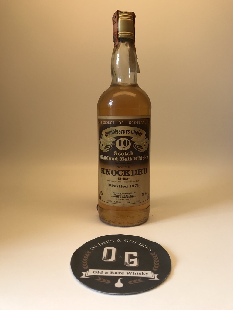 Knockdhu 1974 10y (G&M -Brown label)