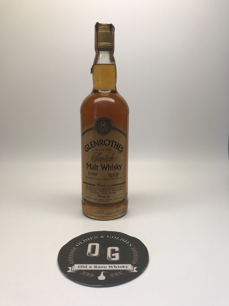 Glenrothes 8y 40% 75cl (26 2/3 FL Ozs G&M)