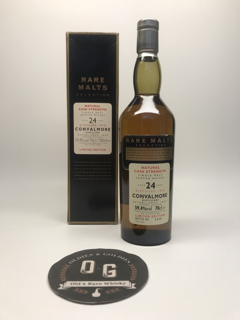 Convalmore 1978 Rare Malts 24y 59,4% 70cl