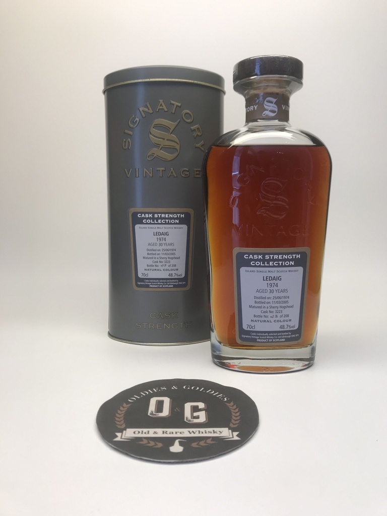 Ledaig 1974 30y Signatory 48,7% 70cl