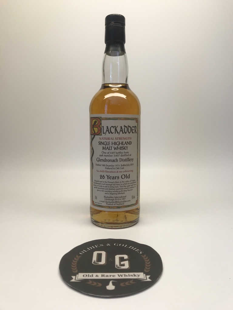 Glendronach 1974 26y 50% 70cl Blackadder