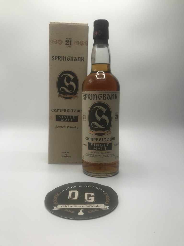 Springbank 21y &quot;Jagged label&quot; 70cl 46%