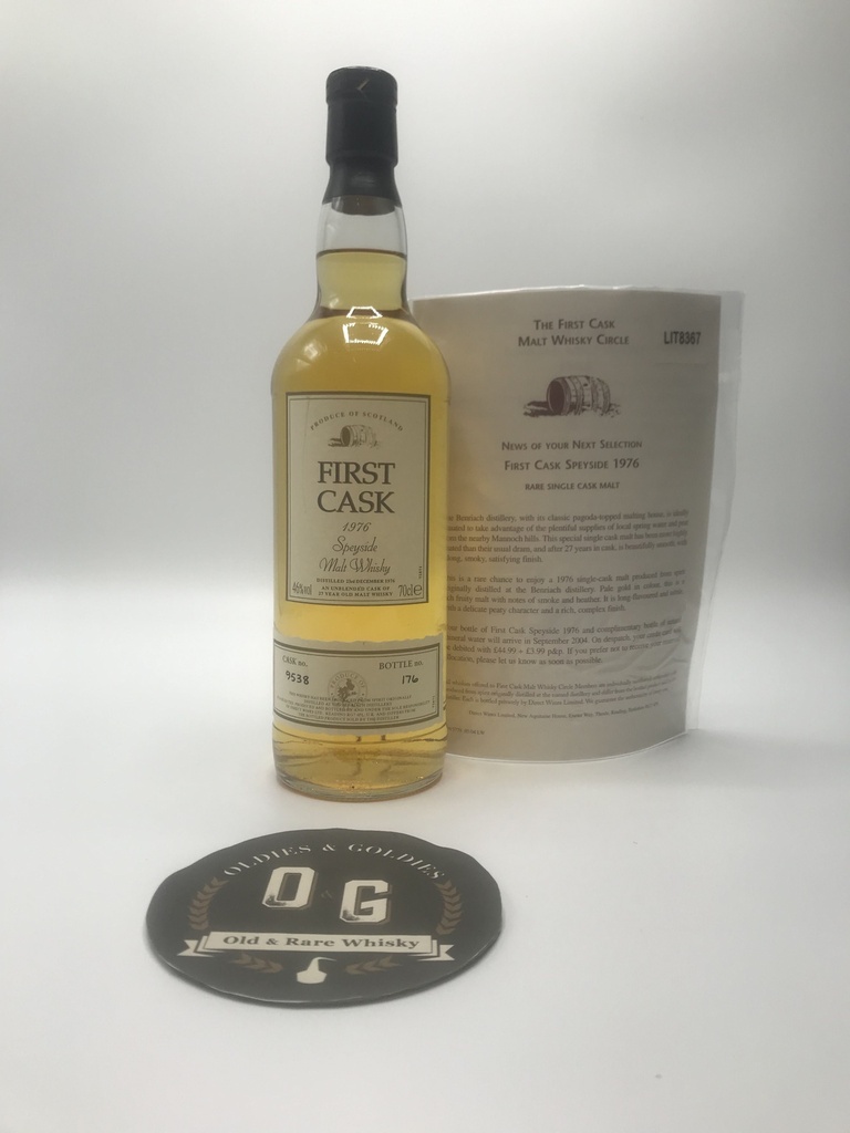 Benriach 1976 First Cask #9538 70cl 46%