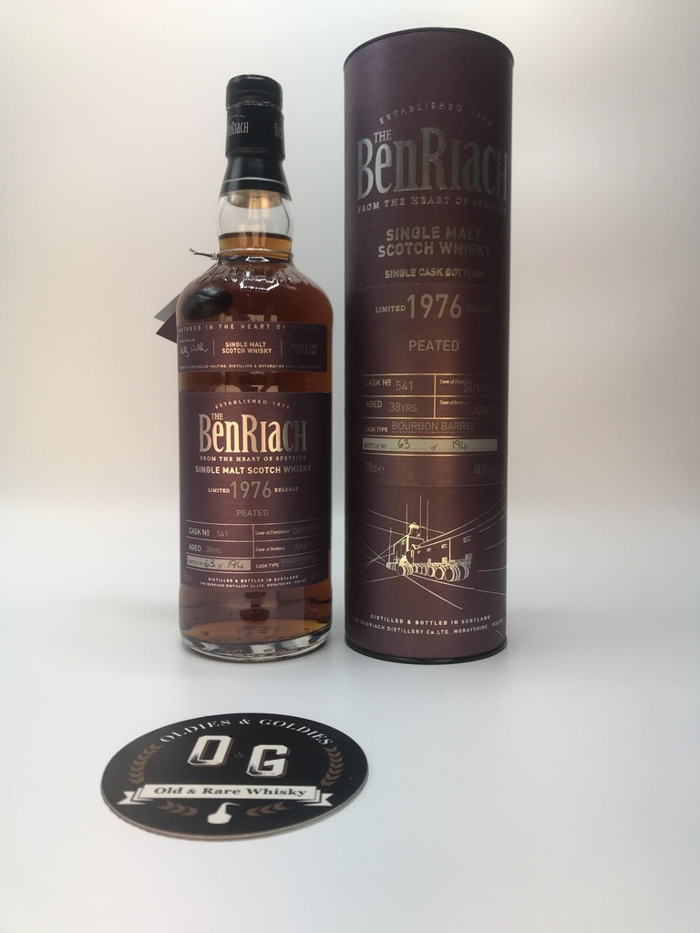 Benriach 1976 38y cask#541 70cl 48,8%