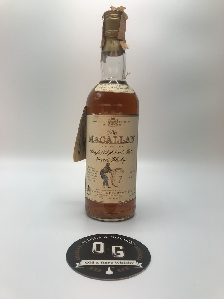 Macallan 7y 40% 75cl Giovinetti & Figli