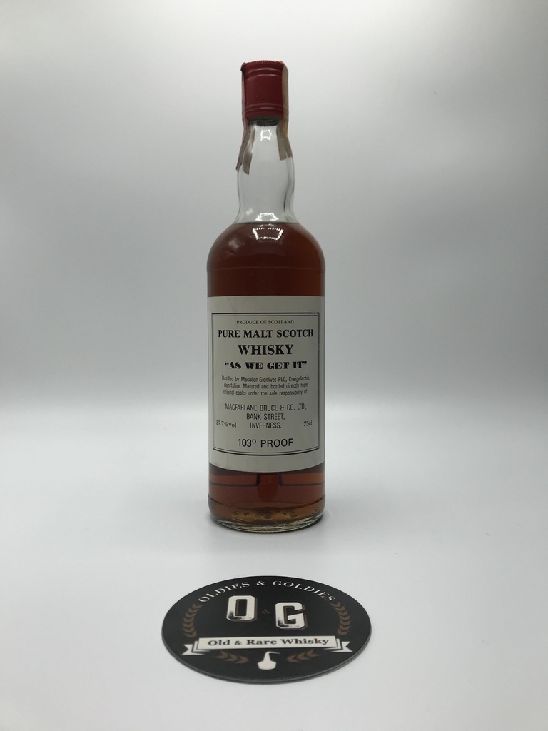 Macallan 103° proof (As we get it) 75cl 59,7%