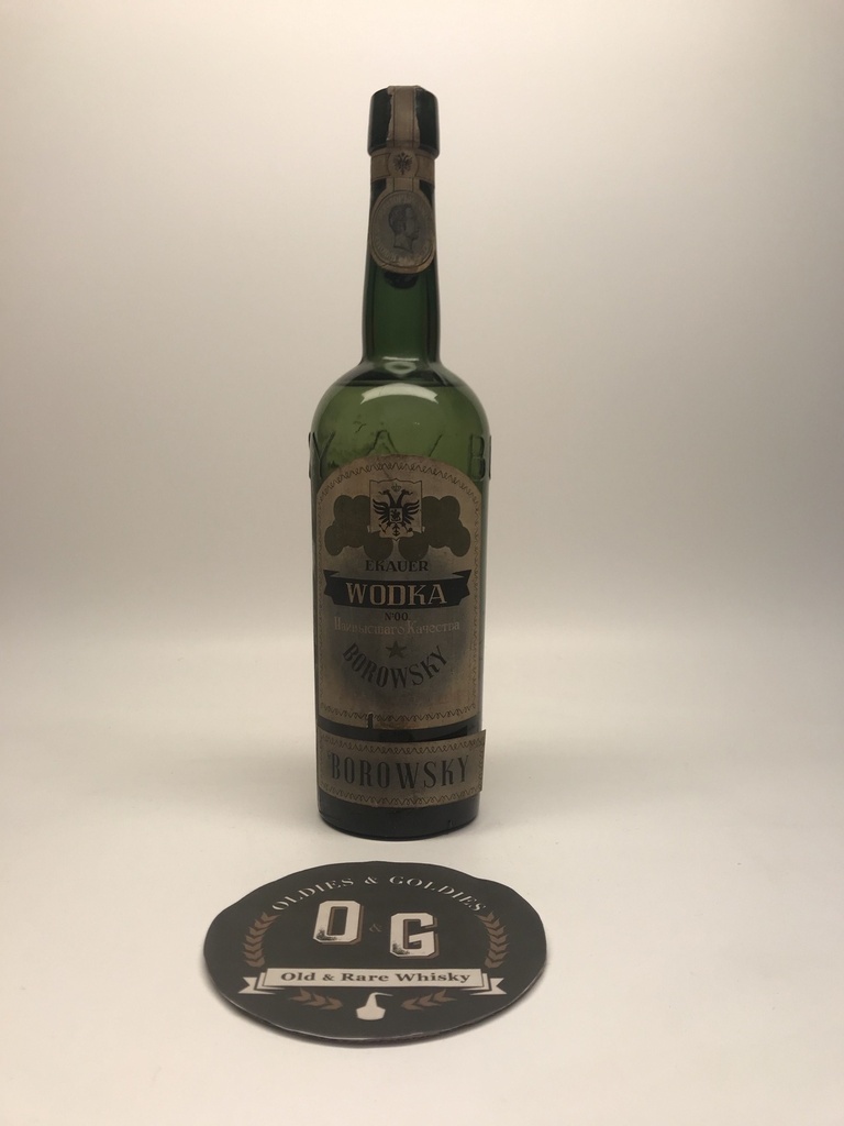 Vodka Borowsky Bottled 1930's 42% 60cl