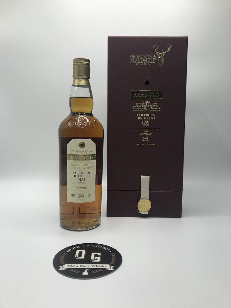 Coleburn 34y 1981 G&amp;M 70cl 46%
