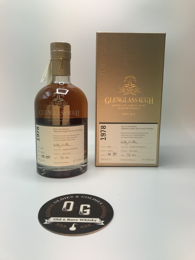 Glenglassaugh 36y 1978 cask #3064 70cl 47,6%