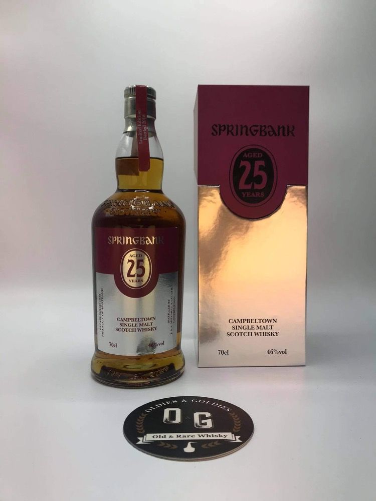 Springbank 25y (Bottled 2018) 46% 70cl