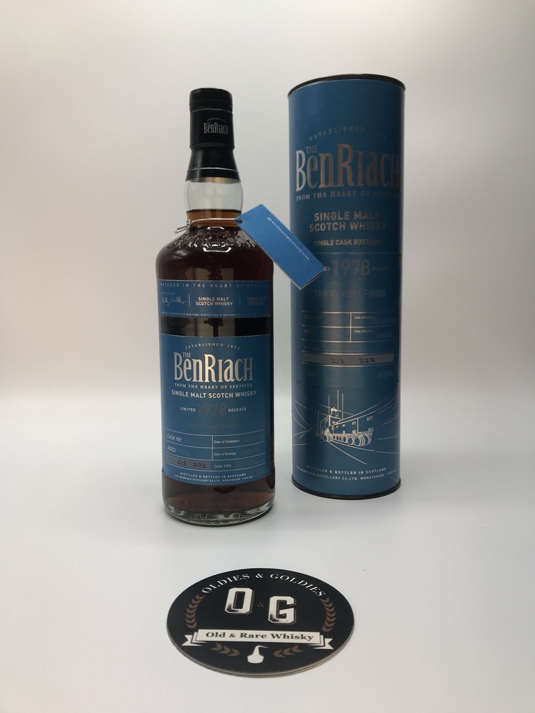 Benriach 1978 37y cask #3114 70cl 48,8%