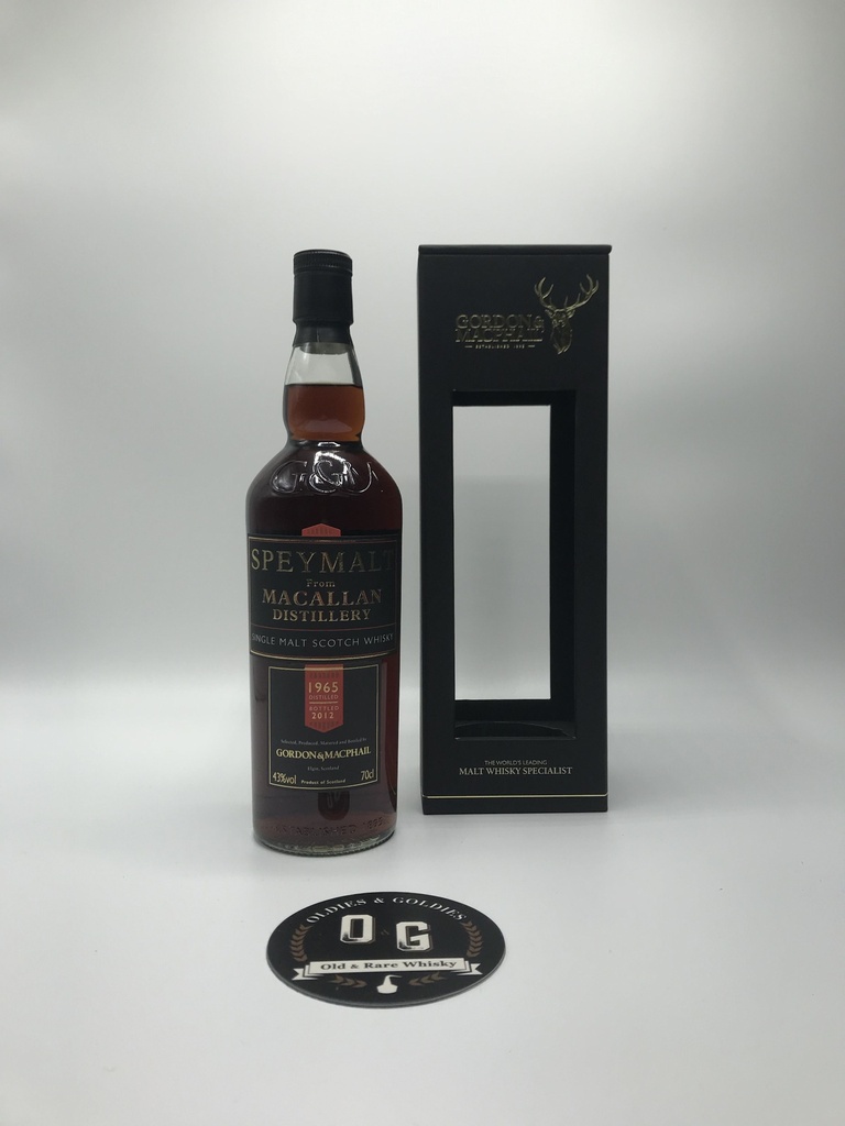 Macallan 47y 1965/2012 G&amp;M Speymalt 70cl 43%