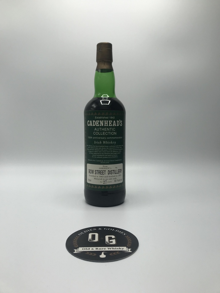 Bow Street (Jameson)1963/1991-27y 68,1% 75cl