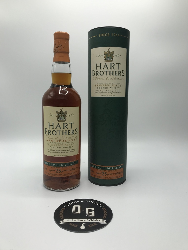 Littlemill 25y 1988-2014 Hart Brothers 70cl 52,2%