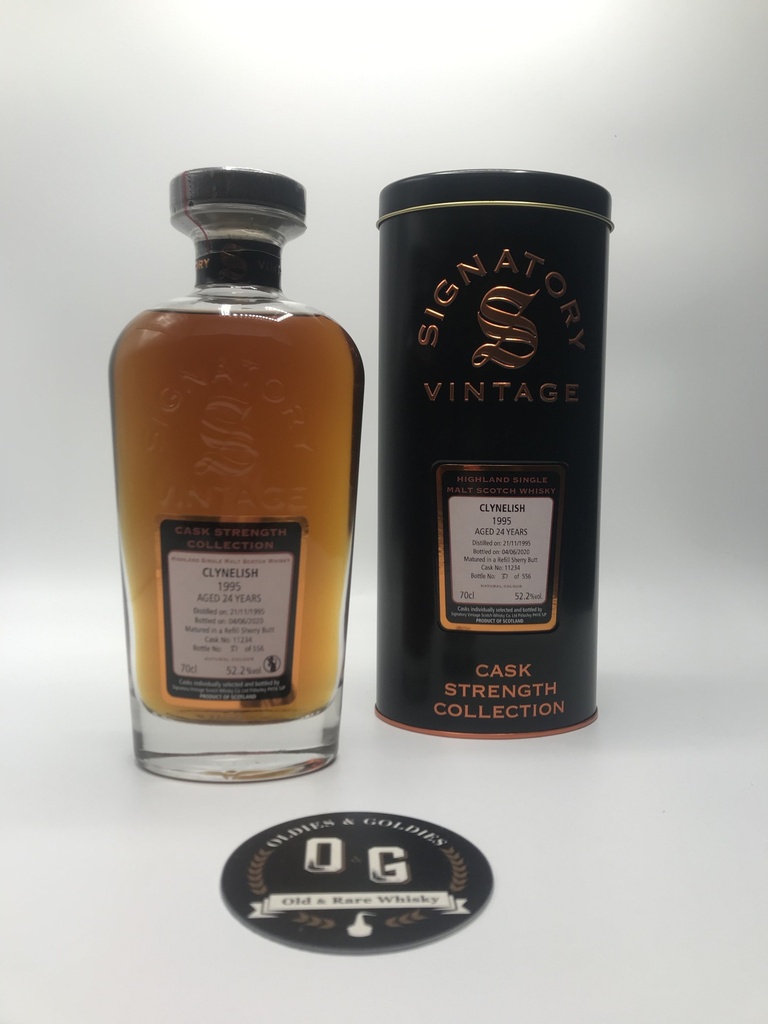 Clynelish 24y 1995-2020 Signatory #11234 70cl 52,2%