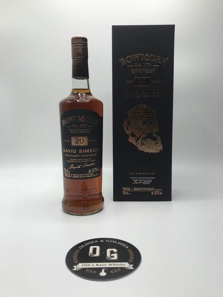 Bowmore 20y (David Simson) 70cl 50,7%