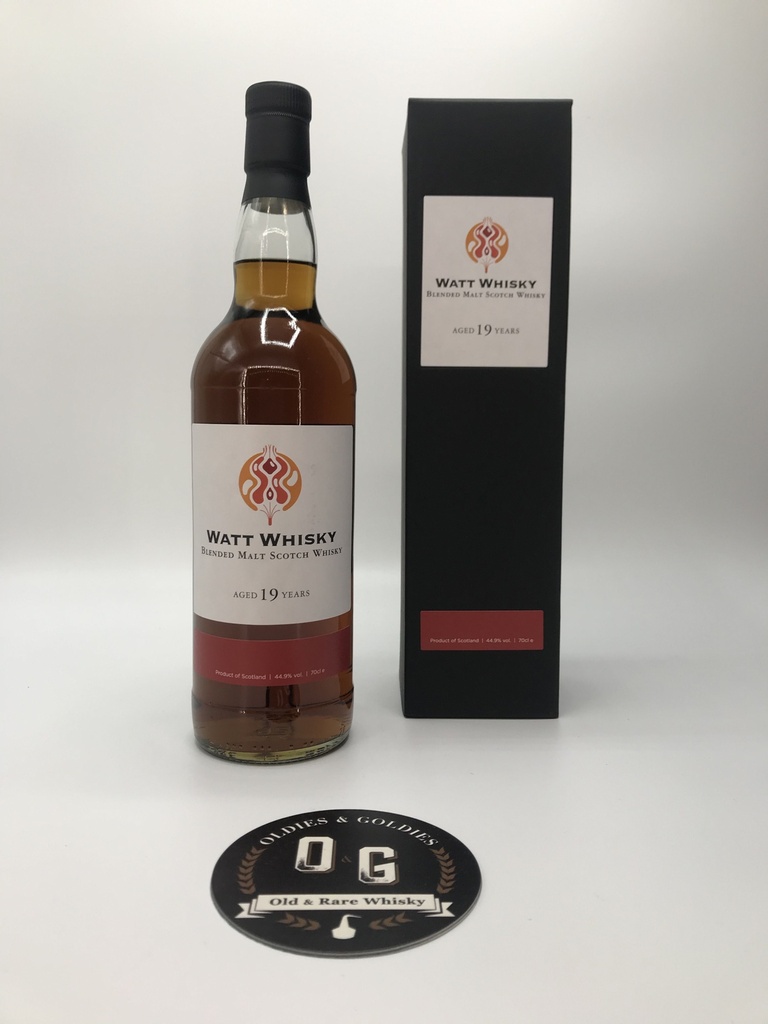 19y Blended Malt Scotch Whisky (Watt Whisky) 44,9% 70cl