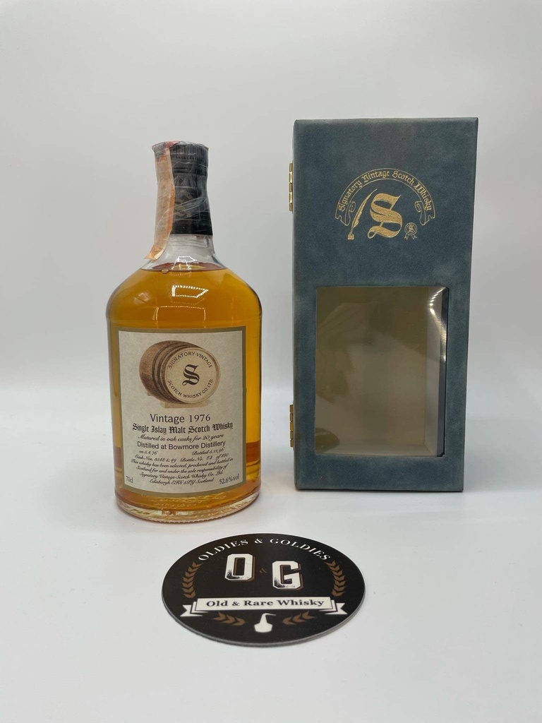 Bowmore 1976 20Y cask #3548-49 52,6% 70cl