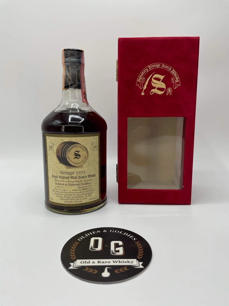 Glenlivet 1975 Signatory dumpy cask#3749 55,1% 70cl