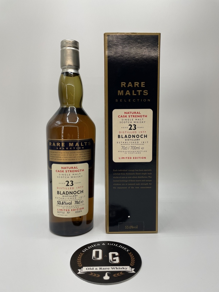 Bladnoch 1977 Rare Malts 23y 70cl 53,6%