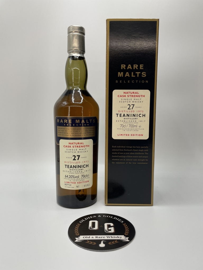 Teaninich 1972 Rare Malts 27y 64,2% 70cl