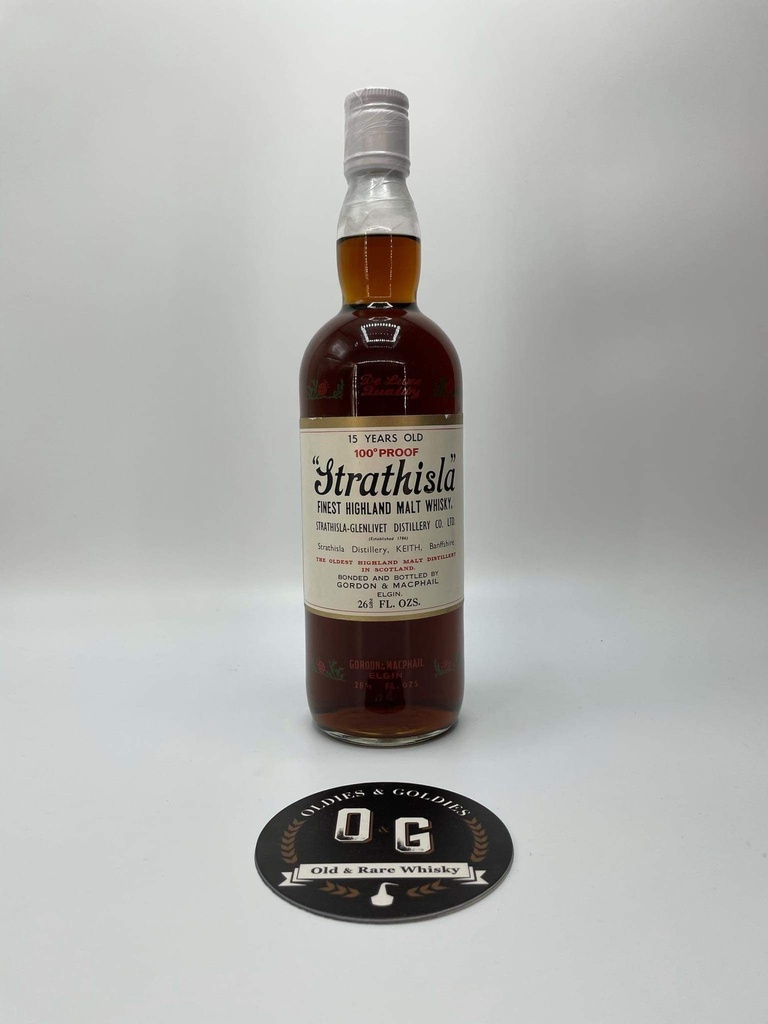 Strathisla 15y 100 proof (Stenciled Flowers G&amp;M) 75cl 57%