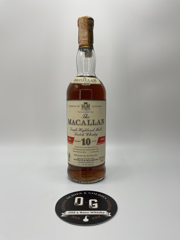 Macallan 10y (Full Proof - Giovinetti) 75cl 57%