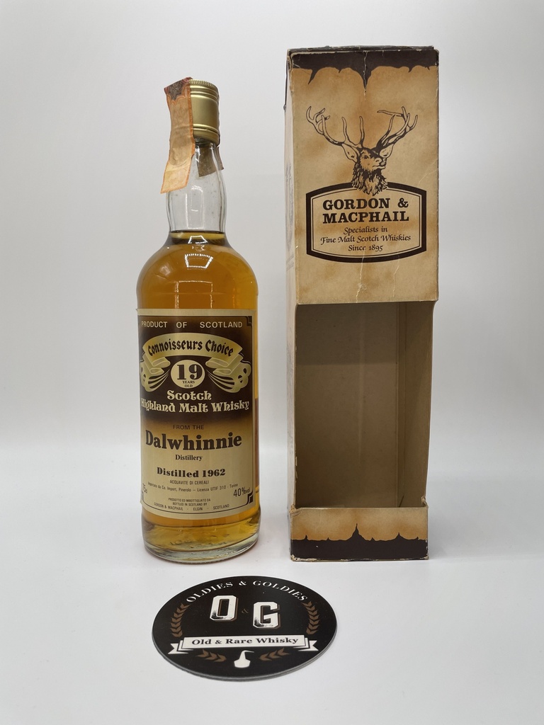 Dalwhinnie 1962 19y G&amp;M CC 70cl 40%