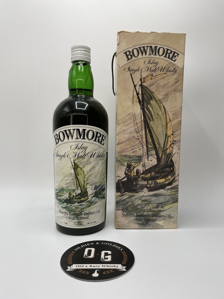 Bowmore over 8 y (Sherriff's shiplabel ) 1L 43%