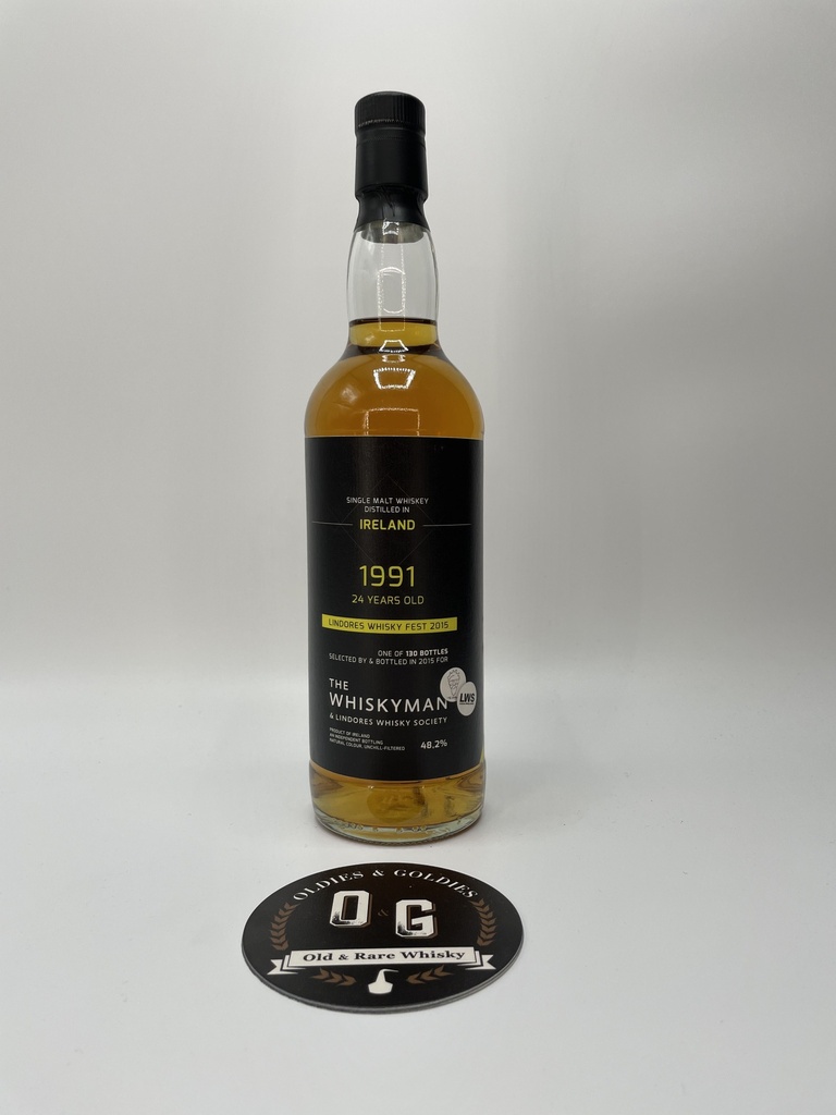Ireland 1991 24y (Lindores Whisky Fest) 48,2% 70cl The whiskyman