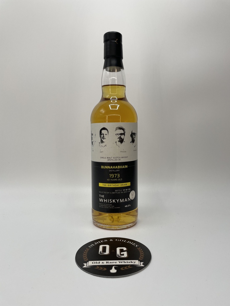 Bunnahabhain 1973 40y (The Birthday Dram ) 45,5% 70cl