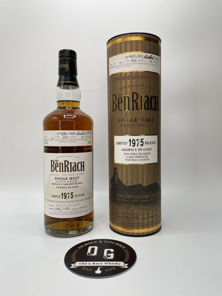 Benriach 1975 31y cask #4451 70cl 53,7%