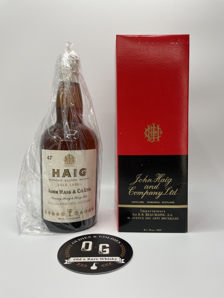 Haig (Gold Label - Clip Cap) blend Rotation 1967 43% 75cl | OG-Whisky