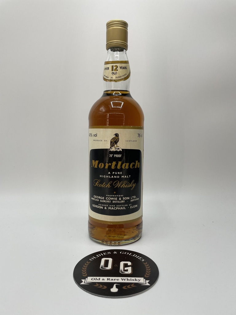 Mortlach 12y (G&M Black eagle label) 75cl 40%