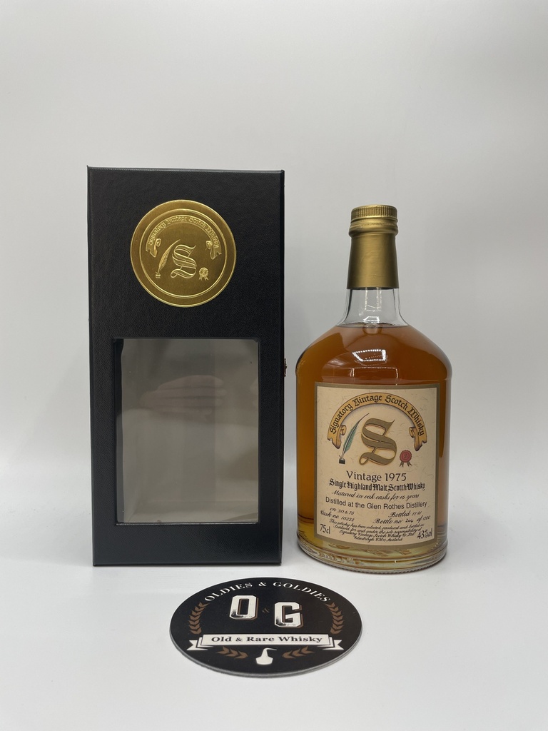 Glenrothes 16y 1975 Signatory cask 10322 75cl 43%